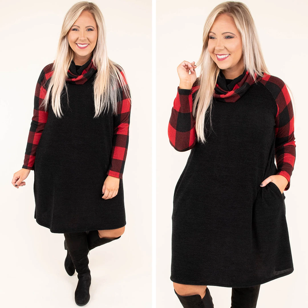 Cider In Aspen Dress, Red 7 Cider In Aspen Dress, Red - Image 5