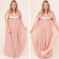 Shining Like A Diamond Dress, Rose Gold -VogueBabe Store 10 d476da83 8d39 4d02 81db 4efdac24deda