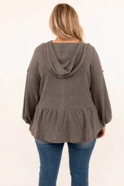 Carefully Styled Pullover, Charcoal -VogueBabe Store 11 1 18021