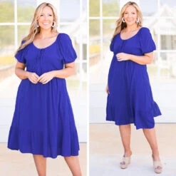 Embrace The Sunshine Dress, Cobalt -VogueBabe Store 11 91774832 2fbd 4397 a751 7b1a92e74db0