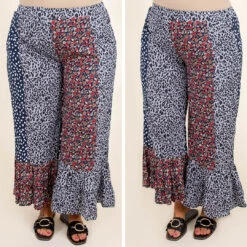 Poppy Strolls Pants, Navy Mix -VogueBabe Store 11 9c74486f 10c3 4186 84fc eaf4dfea5e6d