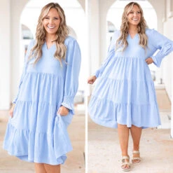 Not Too Much Dress, Blue -VogueBabe Store 11 b861eafc 26c7 456b aeeb d3d60f0f41fa