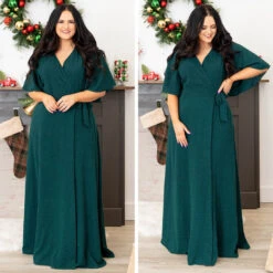 Never Too Late Maxi Dress, Hunter Green -VogueBabe Store 11 f7707390 62f5 4d24 810e 32879cee7b2d