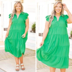 Play Time Dress, Kelly Green -VogueBabe Store 12 e31f17f3 196e 41a4 8600 b37416538d81
