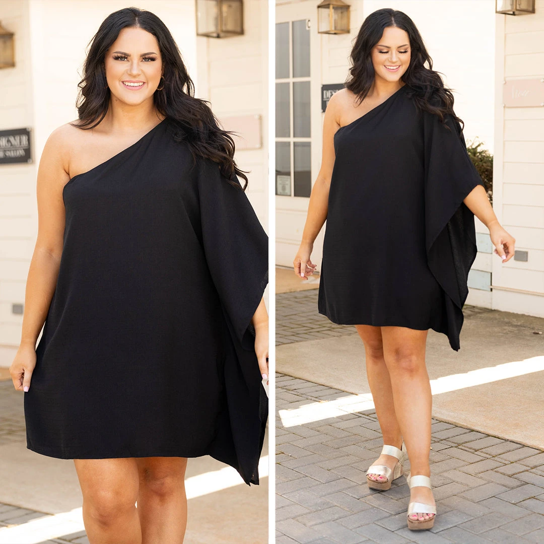 Start The Clock Dress, Black 8 Start The Clock Dress, Black - Image 6