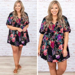 Aligned For Success Dress, Black Multi -VogueBabe Store 13 4379b848 61c7 4c21 a340 17d983eb6d6a