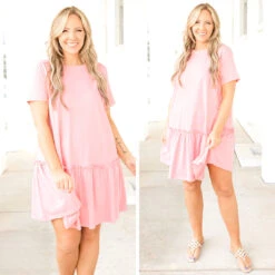 I Hope You Know Dress, Pink -VogueBabe Store 13 724359d3 60cd 4a48 9886 3102031a7d54