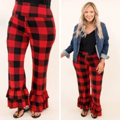 The Big Flare Pants, Black-Red -VogueBabe Store 14 1d1a182d 3bc3 44a1 832b 131c5d45958e