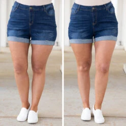 Unchained Melody Shorts, Dark Wash -VogueBabe Store 15 7f7bac09 f02f 4b6b b233 a9642257bd1b