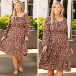 Sunrise Avenue Dress, Brick -VogueBabe Store 15 deee0451 eb87 4558 a69b 7bcb0879b44c