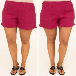 Sunkissed Daze Shorts, Maroon -VogueBabe Store 16 2192be0a a606 40a4 88a3 d9892175f594