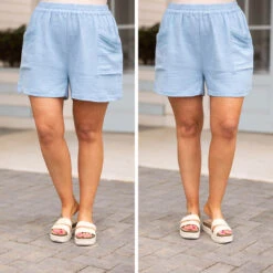 See Me Strolling Shorts, Sky Blue -VogueBabe Store 18 ba0e77f5 7446 4120 bd3b b3b800a1e594