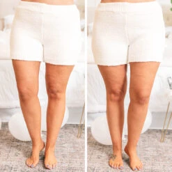 Lounging In Luxury Shorts, Ivory -VogueBabe Store 18 f1df4878 ee90 4543 b31b de6e3c36f6a9