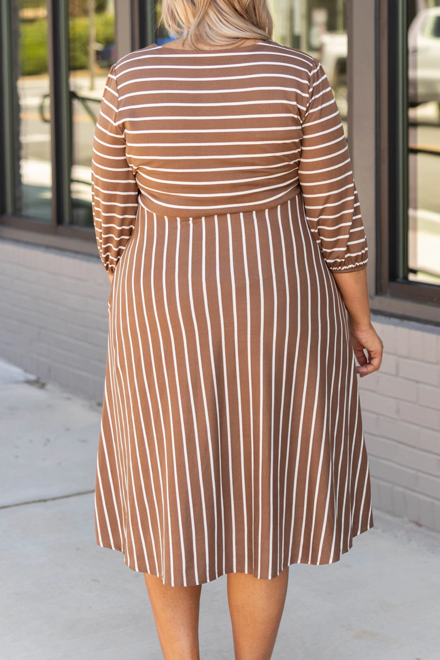 Holding Hands On The Boardwalk Dress, Taupe 7 Holding Hands On The Boardwalk Dress, Taupe - Image 5