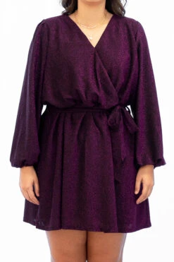 Announcement To Make Dress, Magenta -VogueBabe Store 1I5A2863