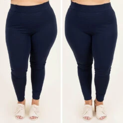 Beyond Basic Pants, Navy Blue -VogueBabe Store 1 2ab55764 e50f 4689 a0c1 ebc7fe4a3907