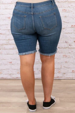 Sunny Day Shorts, Medium Wash -VogueBabe Store 2 22Kim 242