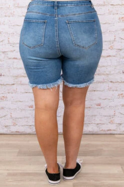 Live Some Shorts, Medium Wash -VogueBabe Store 2 24Kim 259