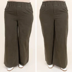 The Sweetest Destination Pants, Dark Olive -VogueBabe Store 21 8d47317b 4125 4189 bb92 d9828a20384c