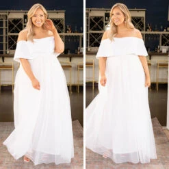 Posh Outlook Maxi Dress, White -VogueBabe Store 22 c5b71ad4 df43 4b55 8f02 fd577c1b83e4