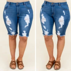 Summer Adventures Shorts, Medium Wash -VogueBabe Store 23 7c28eb20 3c70 49ed a076 78b1cb55a860