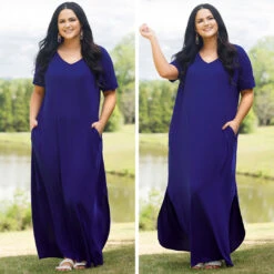 All Summer Long Maxi Dress, Bright Blue -VogueBabe Store 2 491e4808 ae2f 4b80 9b37 85b8fafcaf4f