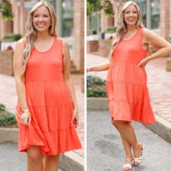 That's What I Want Dress, Coral -VogueBabe Store 34 06c6ee7d a8dd 4f54 a365 eeb52a1db42a