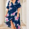 Love In Bloom Dress, Navy