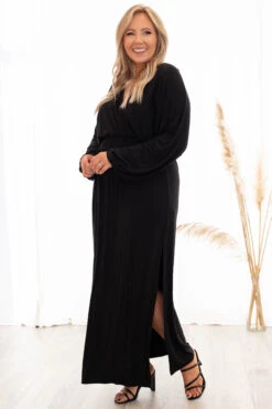 At This Point Dress, Black -VogueBabe Store 373A4897