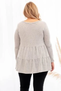 Stolen Hearts Top, Heather Gray -VogueBabe Store 373A5299 d3a9f092 fc16 42f5 8e4c 3e13f57673f9