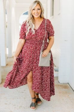 This Love I Found Maxi Dress, Red -VogueBabe Store 373A6137 cf100137 8434 49af 81bc 0613cef676bd