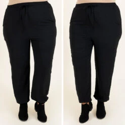 Business As Usual Pants, Black -VogueBabe Store 3 469aa989 e9b0 41d4 850f be32c75c6132