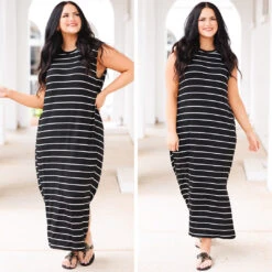 Did Someone Say Stripes Dress, Black -VogueBabe Store 3 7bfd3af6 2d59 4099 966c 88d55959e0f9
