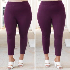 Business Lady Pants, Plum -VogueBabe Store 3 bb0b29bc b084 4a64 90c5 b9038615ee08