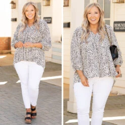 Blast Time Top, Cream -VogueBabe Store 3 e501218c 2093 45c5 b6f4 91f828c71406