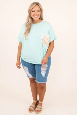 Nighttime Drive Shorts, Light Wash -VogueBabe Store 4 30 7795