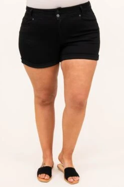 Let's Get Loud Shorts, Black -VogueBabe Store 4 6 4787 Edit