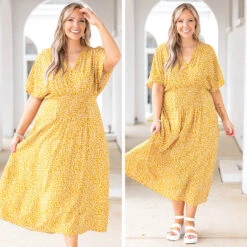 Hands To Yourself Dress, Yellow -VogueBabe Store 4 07dc6c4d 8ce1 4f31 8969 2a95d0e4acb9
