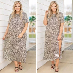 Fancy Day Out Dress, Taupe -VogueBabe Store 4 974125a6 d64f 41d3 8c19 4a210bdcbad1