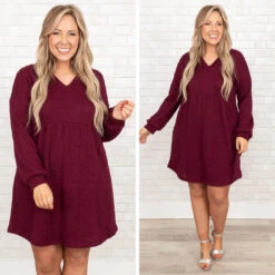 Girl Like Me Dress, Wine -VogueBabe Store 4 f45019a4 d3b1 4921 b3ee aa7f1c7b850b