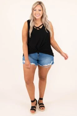 Sunny Living Shorts, Medium Wash -VogueBabe Store 5 14 9174