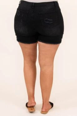 Destiny Awaits Shorts, Black -VogueBabe Store 5 6 8480