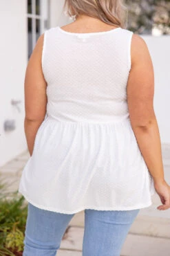 Weekender Babydoll Dotted, Off White 15 Weekender Babydoll Dotted, Off White -VogueBabe Store 5E1A0103 Edit