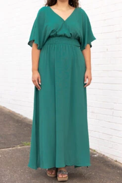 Feeling Good Maxi Dress, Jade -VogueBabe Store 5E1A1235 Edit