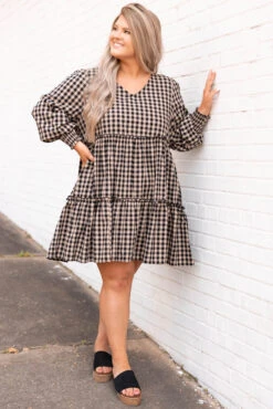 Wonder No Further Dress, Black -VogueBabe Store 5E1A1525