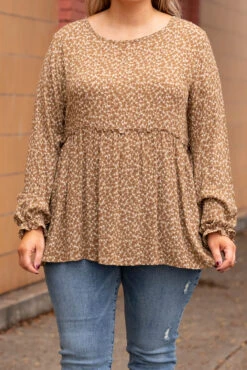 Willow Dreams Top, Mustard -VogueBabe Store 5E1A3747