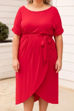 I’m Speechless Dress, Ruby -VogueBabe Store 5E1A4244 Edit