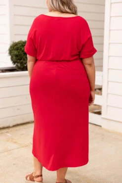 I’m Speechless Dress, Ruby -VogueBabe Store 5E1A4246 Edit