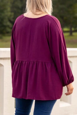 This Is Real, This Is Me Top, Burgundy -VogueBabe Store 5E1A5201