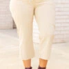 Weekends Away Capris, Light Beige -VogueBabe Store 5E1A5409 Edit